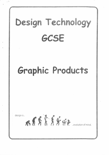 AQA Graphic Products Student Guide Booklet