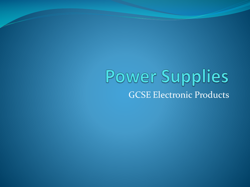 power supplies for electronic products