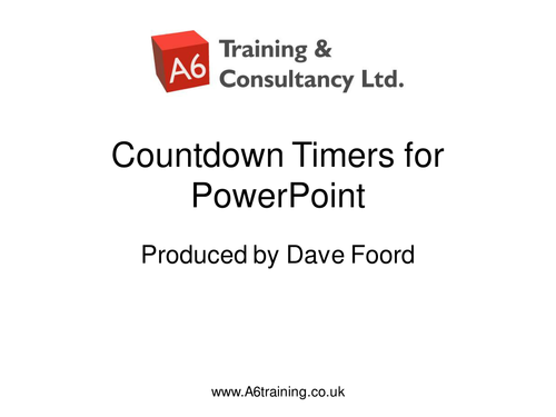 Countdown Timer Teaching Resources
