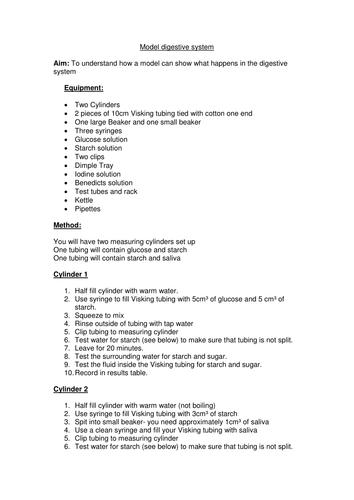 AQA AS Biology Carbohydrates
