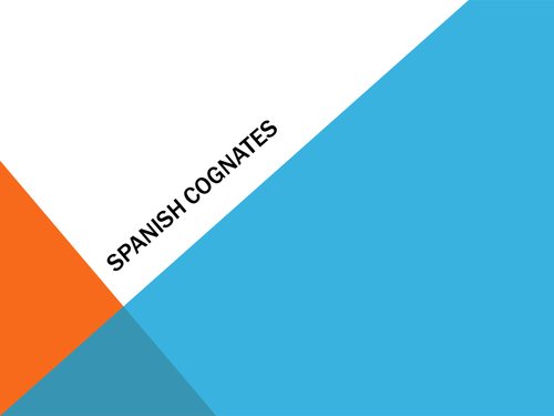 Spanish cognates