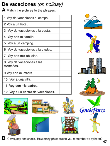 Holidays Worksheets Y6 | Teaching Resources