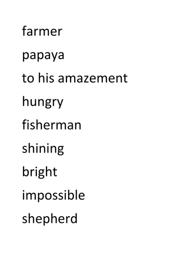 The Papaya That Spoke