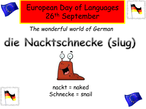 European Day of Langs: German compound nouns