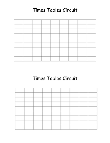 Times Tables Game