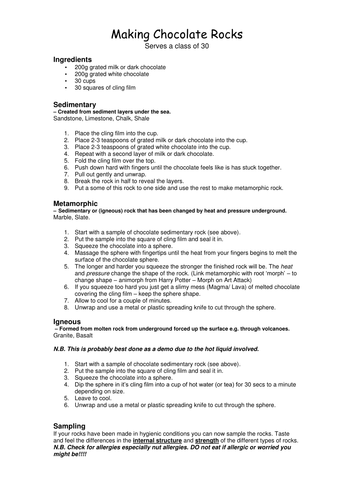 C1.5 - Rock cycle | Teaching Resources