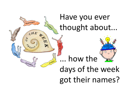 Days of the week PPT Anglo-Saxon link