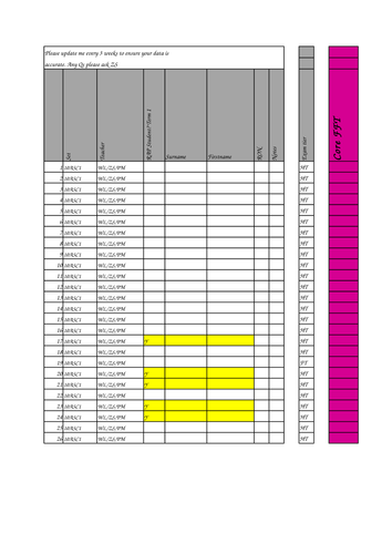 Mark book for KS4 AQA