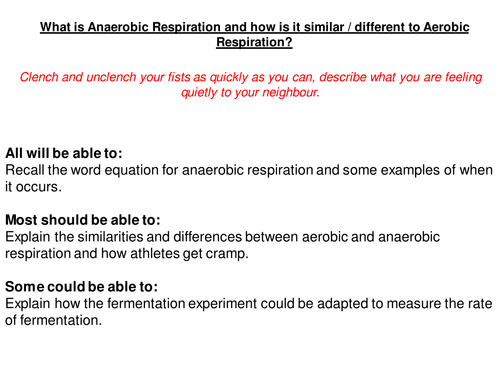 Aerobic & Anaerobic Respiration
