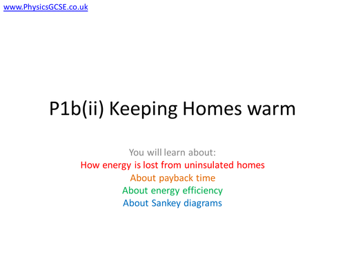 Sankey Diagrams and Energy Efficiency