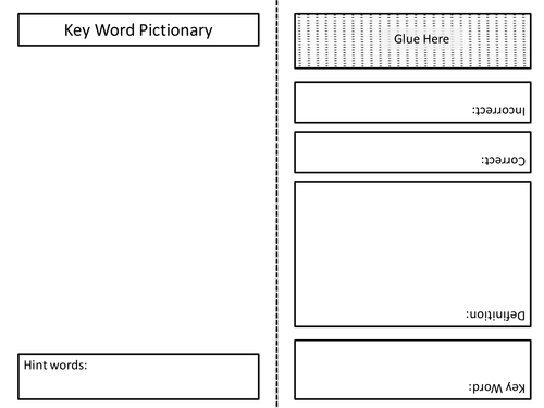 Retrieval key word pictionary template kagan quiz quiz trade