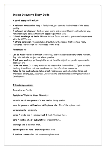 italy essay