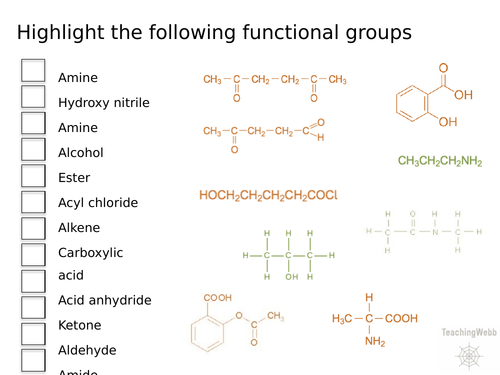 Identifying Functional Groups Worksheet With Answers Nidecmege