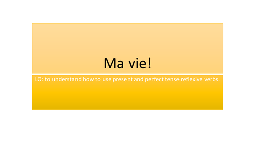 Ma vie et la musique