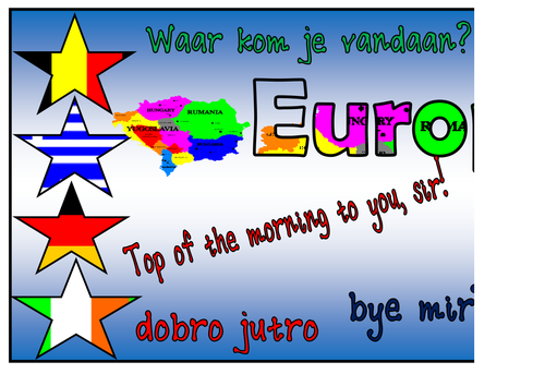 European Day of Languages Themed Banner