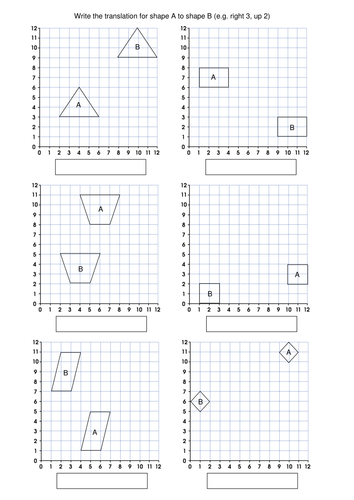 Printables Worksheets On Translations ks2 maths translations by mrajlong teaching resources tes