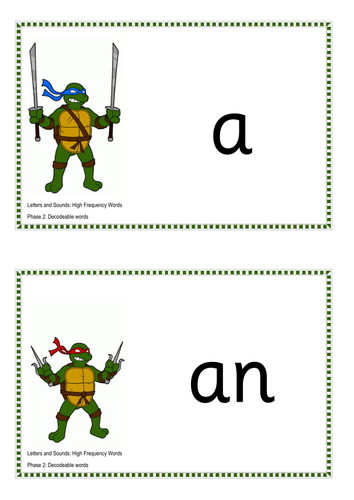 High frequency words