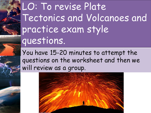 Plate Tectonics and Volcanoes Revision Lesson