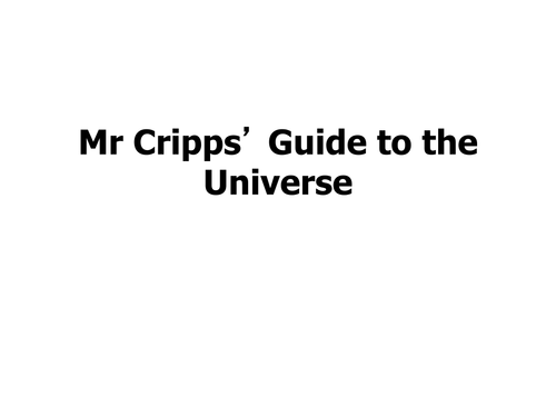 Guide to the Universe