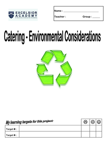 WJEC CATERING ENVIRONMENTAL CONSIDERATIONS