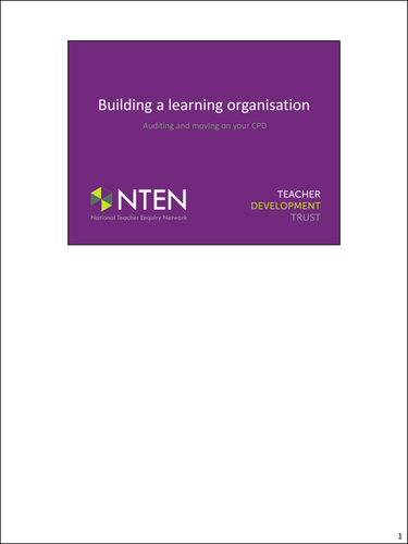 Building your CPD culture