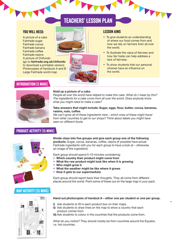 Fairtrade Bakesale Party pack