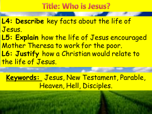 Who was Jesus? (Year 7)