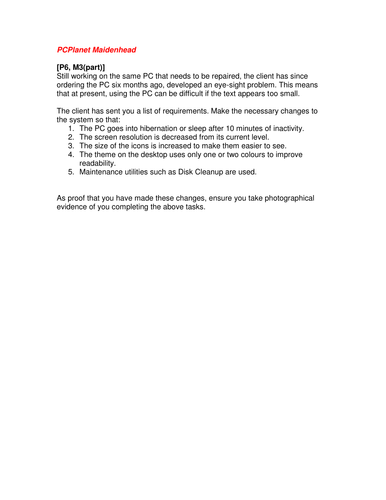 BTEC ICT L3 Unit 2 assignment 2