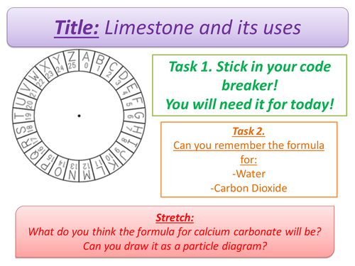 Thermal Decomposition of Limestone