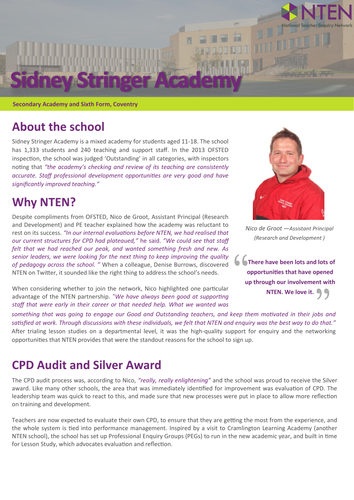 NTEN Case study - Sidney Stringer
