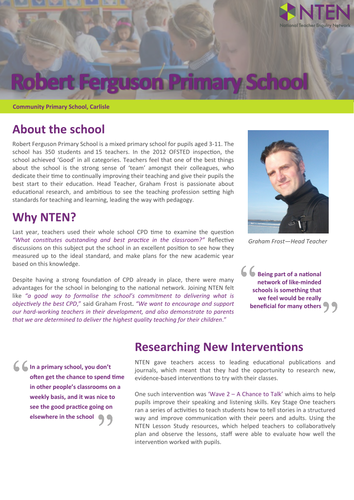 NTEN Case study - Robert Ferguson