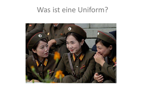Was ist eine Uniform? | Teaching Resources