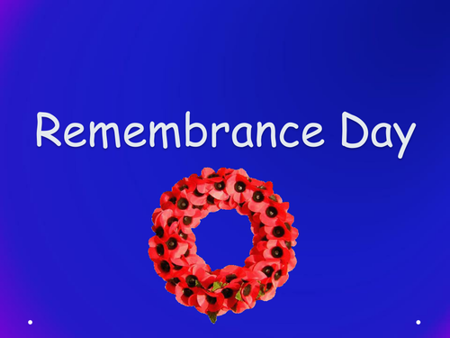 Remembrance Day Powerpoint