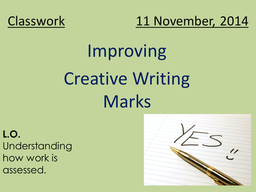 Gcse creative writing short story examples picture