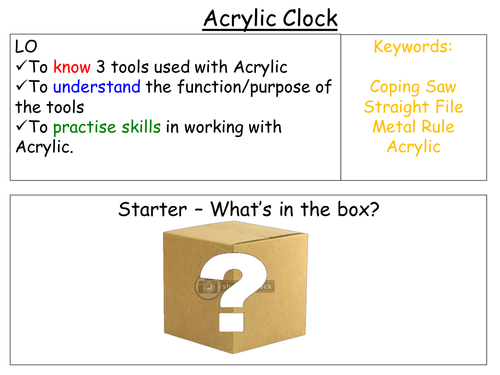 Clock Practical