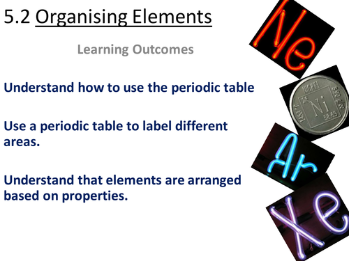 Science Works 2 Organising Elements