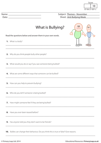 Anti-bullying Week - What is Bullying?