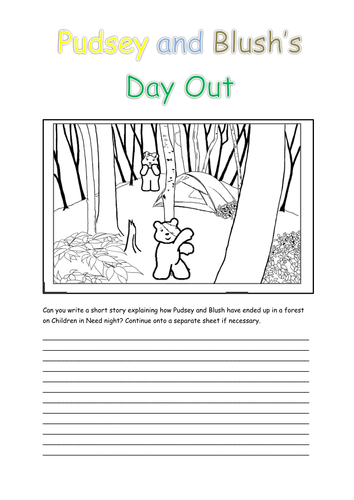 Children in Need English Lesson