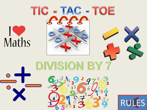 Division Tic Tac Toe