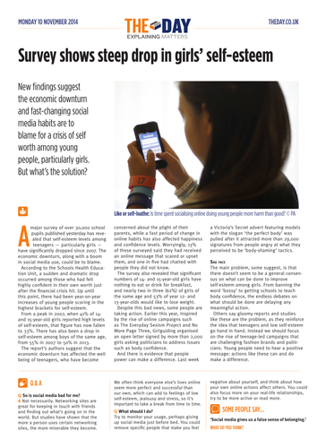 High self-esteem image