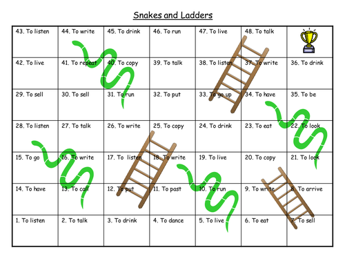 Snakes and Stairs_Verbs