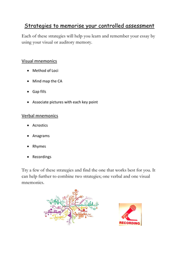 Strategies to remember coursework French