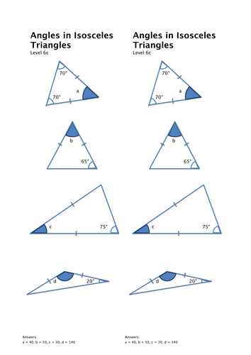 KS3 Angle Problems