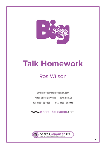 Writing homework ideas picture