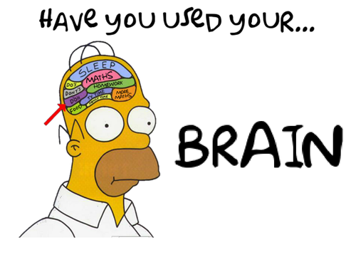 The 4 B's Maths Display