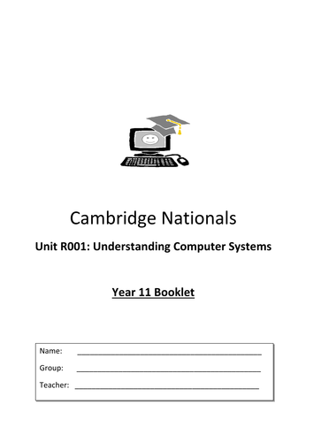 R001 Cambridge National Unit 1 Exam Booklet