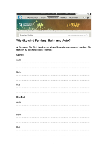 UMWELT Wie öko sind Fernbus, Bahn und Auto?