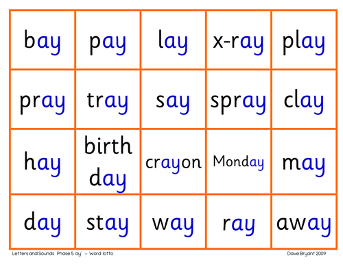 Phase 5 Ay Grapheme Selection Of Cards Games Activities Teaching Resources