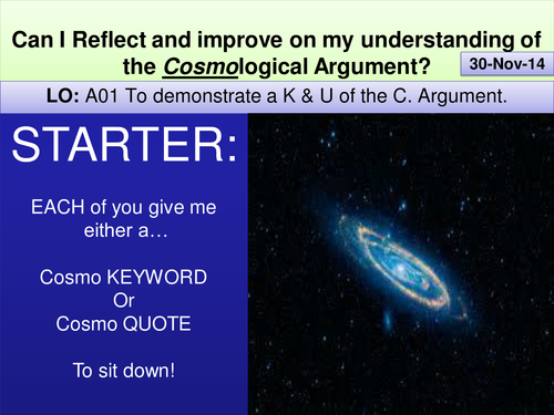 The Cosmological Argument