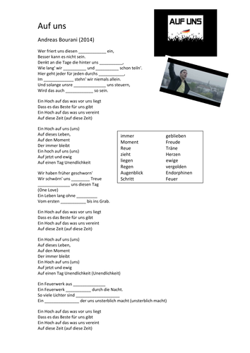 'Auf uns' Andreas Bourani
